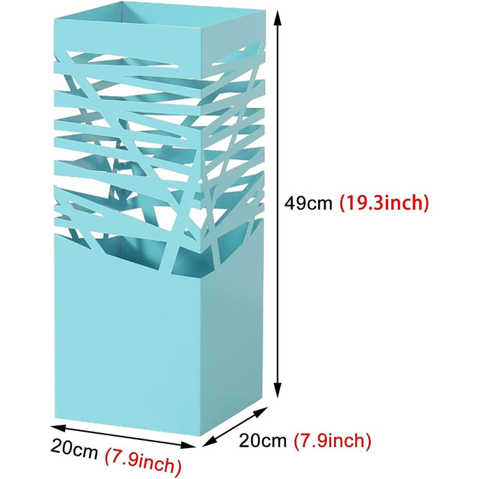 Тримач для парасольок RAABYU, зберігання парасольок, синій, підставка для парасольок для палиць, парасольки, маленькі підставки для парасольок для вхідної зони, фермерський будинок, міцний