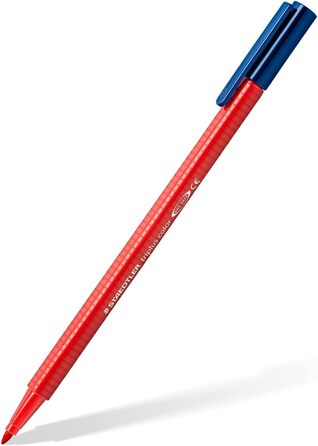 Фломастери STAEDTLER triplus color 323 TB26JB, трикутні, набір 26 яскравих кольорів, акція 20 6 безкоштовно, висока якість, стабільний, стійкий наконечник, ширина лінії приблизно 1 мм 26 шт. (1 упаковка) пластиковий кейс