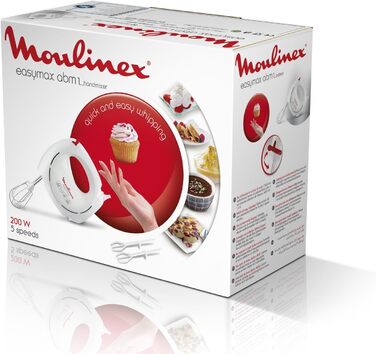 Блендер Moulinex Easy Max, 5-ступінчастий, 200 Вт