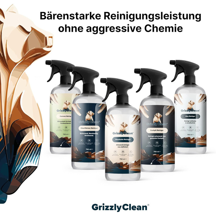 Засіб для чищення поверхонь GrizzlyClean