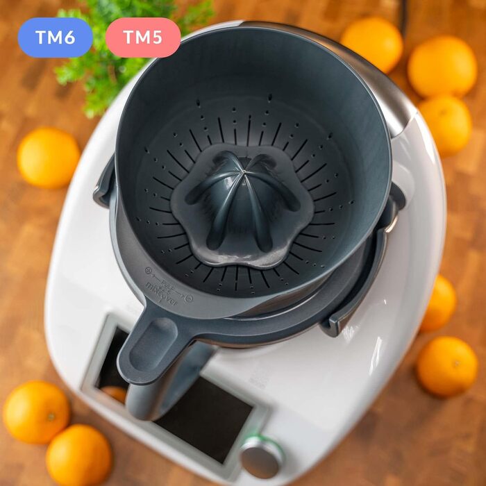 Соковижималка mixcover для пристрою Vorwerk Thermomix TM6 і пристрою Vorwerk Thermomix TM5 з електронною книгою Буклет рецептів Соковижималка для апельсина Електрична соковижималка для цитрусових Парова соковижималка Апельсинова соковижималка Гранатовий п