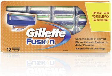 Леза для бритви Gillette Fusion, 12 шт. , Value Pack