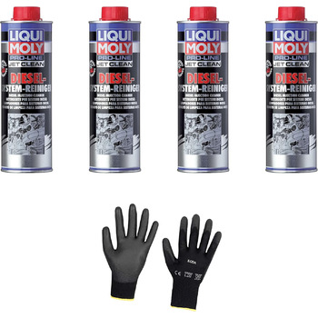 Захисні рукавички Iloda 4xOriginal Liqui Moly 500 мл Pro-Line JetClean Diesel System Cleaner Cleaner