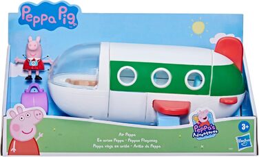 Іграшка для дошкільнят Пригоди свинки Пеппи Літак Пеппи Air Peppa колеса на колесах, 1 фігурка, 1 аксесуар вік від 3 років і старше