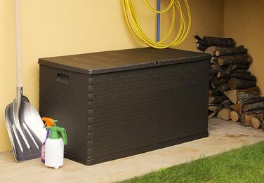 Коробка для подушки Toomax Multibox Rattan 420, коричнева