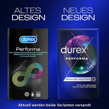 Набір значень Durex Endurance 'All Day All Night з 3 предметів - Презервативи Durex Perfoma, Durex Perfect Glide, Durex Pleasure Ring