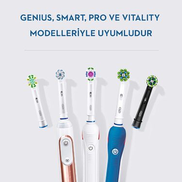 Набір Oral-B Crossaction з 6 щіток з технологією CleanMaximiser, 6 шт. зелена, жовта ука (6 упаковок)