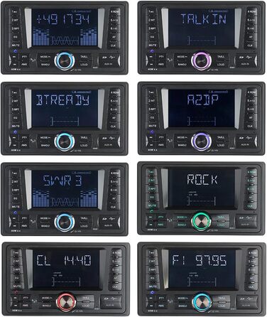 Автомагнітоли Creasono 2 DIN 2-DIN MP3 автомагнітола CAS-4380.bt з RDS, Bluetooth (повернення при доставці) (автомагнітола BT, автомагнітола з гучним зв'язком, автомобільні системи гучного зв'язку)