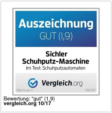 Машина для чищення взуття Sichler Household Appliances професійна машина для чищення взуття, молоткова фарба, 3 щітки, дозатор крему для взуття (машина для полірування взуття, обладнання для чищення взуття, робоче взуття)