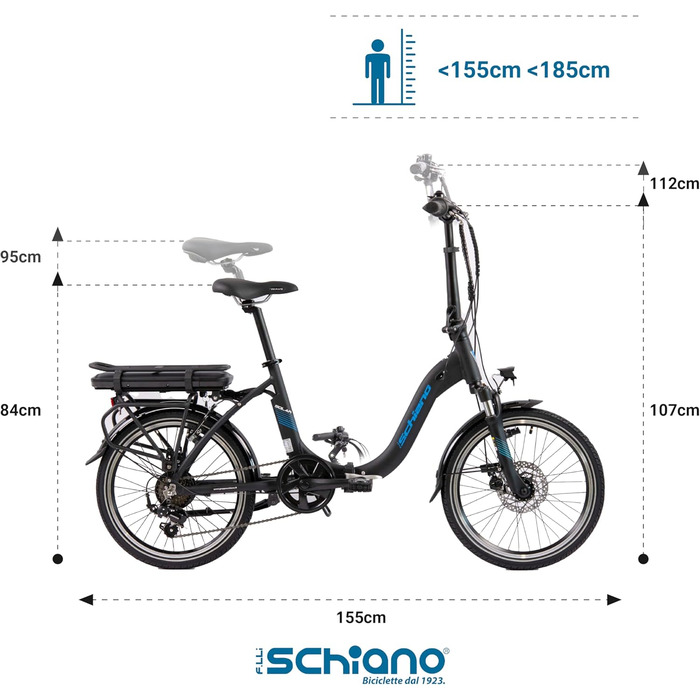 Дюймів E-Bike Pedelec, e Bike електричні велосипеди для чоловіків/жінок до 25 км/год складаний велосипед з мотором Shimano коробка передач Комфортний велосипед для дорослих Велосипед електричний велосипед, 20