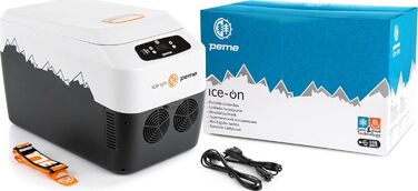 Л Adventure Orange Термоелектричний з режимом ECO AC/DC для охолодження та збереження тепла Cool Box з підключенням 12 вольт і 230 вольт Міні-холодильник для автомобіля та кемпінгу 32 літри, 30-50