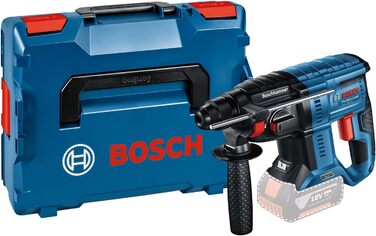 Акумуляторний перфоратор Bosch Professional 18V System GBH 18V-21 (з SDS plus, макс. енергія удару 2 Дж, безщітковий двигун, вкл. L-BOXX, без акумулятора/зарядного пристрою) без акумулятора/зарядного пристрою в L-BOXX без аксесуарів стандарт