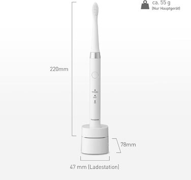 Зубна щітка Panasonic Sonic EW-DM81 з функцією плавного старту Одинарна