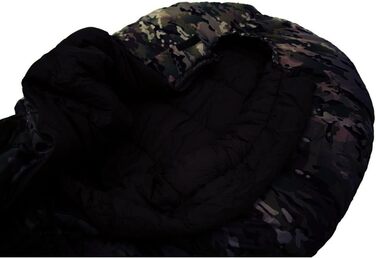 Високоефективний зимовий спальний мішок Carinthia Defence 4 для температур до -15C, Multicam Black Multicam Black M (185)