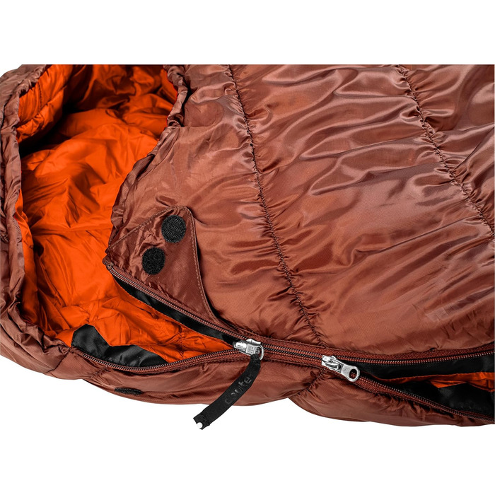 Чоловічий спальний мішок deuter Exosphere -6 umbra-paprika Right Zip Чоловічий спальний мішок із синтетичного волокна Exosphere -6 umbra-paprika Right Zip