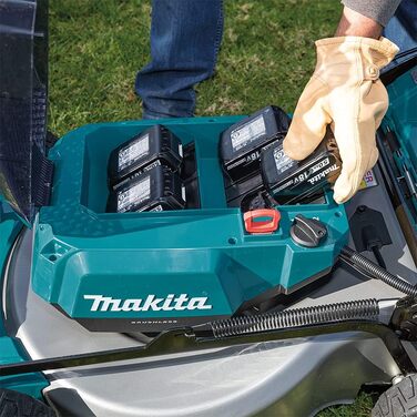 Акумуляторна газонокосарка Makita DLM532Z 2х18 В (без акумулятора, без зарядного пристрою) одинарна