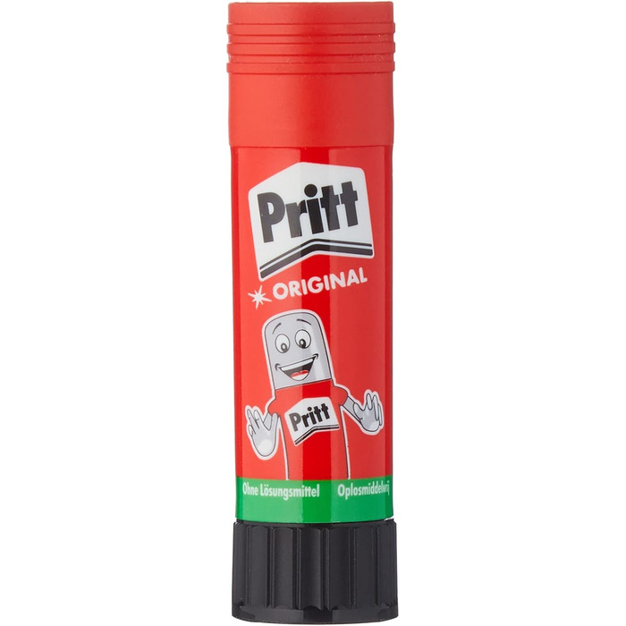 Клей-олівець Pritt, безпечний і зручний для дітей клей для мистецтва та рукоділля, міцний клей для шкільного та канцелярського приладдя, 22 г Pritt stick, 9H PK611 (упаковка з 2 шт. ) клей-олівець 22 г (упаковка з 2 шт. ) один продукт