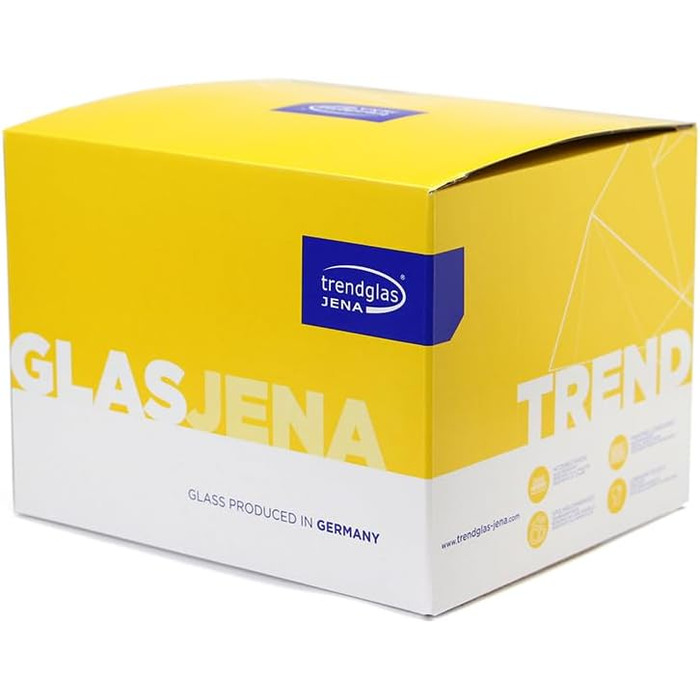 Чайник Trendglas Jena NOVA з боросилікатного скла зі скляною кришкою, 1.2 л Модерн 1.2 л