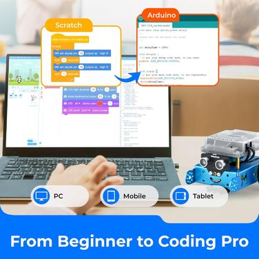 Робот Programmable with Scratch/Arduino, подарунки для дітей, навчання програмуванню за допомогою APP Control