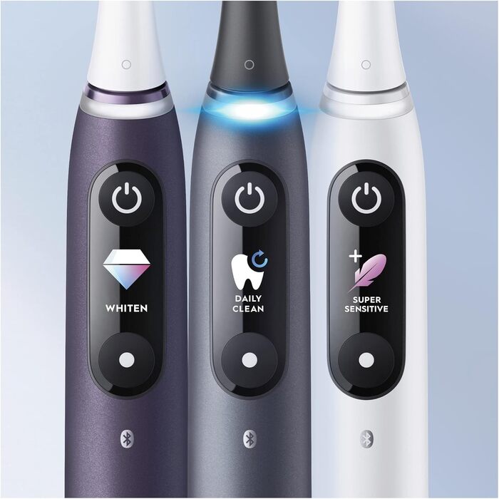 Електрична зубна щітка Oral-B iO Series 8, щітки для чищення з чорного оніксу та iO Ultimate, Ultimate Tooth Cleaning з технологією iO, для зубних щіток Oral-B, 4 шт. и (1 упаковка)