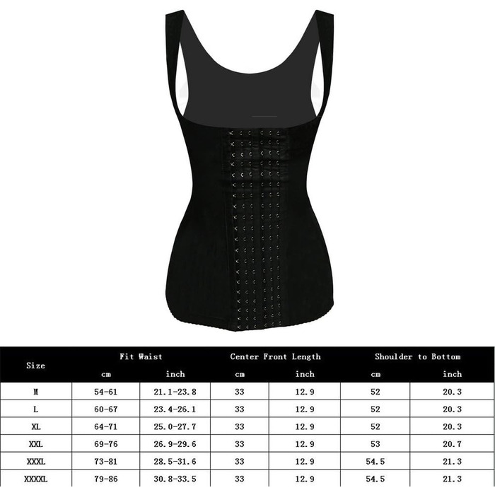 Боді Waist Trainer, Жіночий корсет Underbust, Waist Trainer, 6 розмірів, Жіночий корсет Underbust, Боді для схуднення, Тренування талії, Нижня білизна для формування фігури