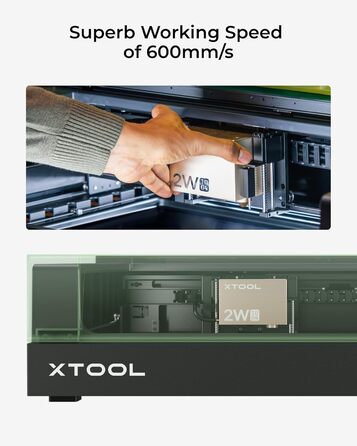 Інфрачервоний лазерний модуль xTool 1064 нм, тільки для лазерного гравера xTool S1, гравіювання на більшості металів 1064 лазерна головка для S1