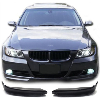 Передній спойлер підходить для BMW E90 (3 серія) Седан Touring 2005-2008 до LCI, переднє крило, закрилки для тюнінгу автомобіля, ABS пластик, незабарвлений, 70197