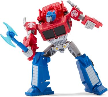 Трансформери EarthSpark Optimus Prime Class Deluxe фігурка, 12,5 см, іграшка-робот для дітей, від 6 років і старше