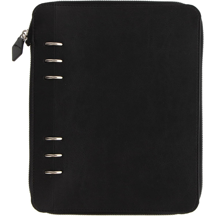 Футляр для запису для ноутбука Filofax A5 Clipbook Classic Black ZIP Ring Binder 145015