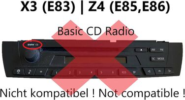 Музичний адаптер Bluetooth, сумісний для BMW E36 і Z3 з радіо C43 CD43 BE2450 BE2455 (плоский штифт)