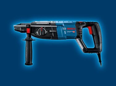 Перфоратор Bosch Professional GBH 2-28 F (у комплекті з додатковою ручкою, обмежувачем глибини 210 мм, машинною шкуркою, вставкою L-BOXX, L-BOXX) GBH 2-28 у кейсі