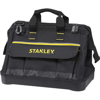 Сумка для інструментів Stanley (44,7 x 27,5 x 23,5 см, міцна пластикова основа, посилені кути, міцний нейлон 600 ден, регульований плечовий ремінь, водонепроникна) 1-96-183 1 Жовтий,чорний