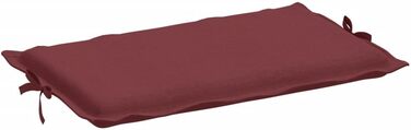 Подушка для шезлонгу ZEYUAN Melange Wine Red 186x58x3 см Тканина, Подушка для шезлонга, Подушка для шезлонга, Подушка для шезлонга, Подушка для лави, Подушка для стільця для високих стільців, Подушки для шезлонга - 4002485