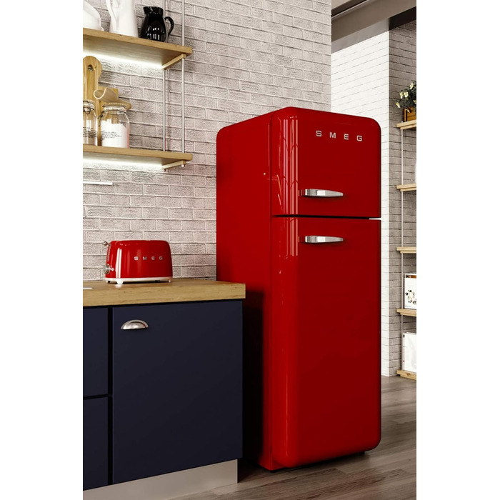 Тостер Smeg TSF01RDEU 2 скибочки, червоний