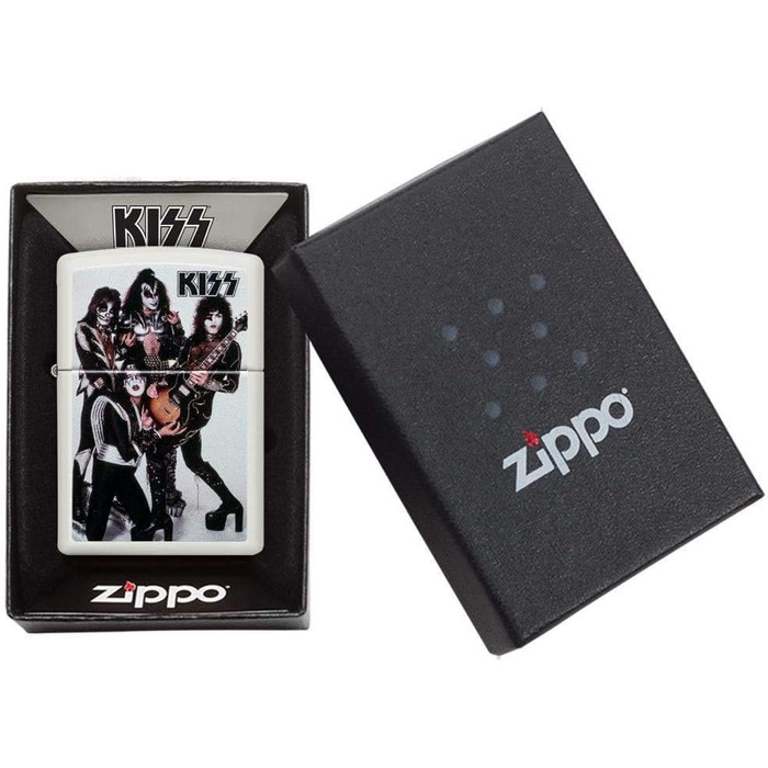 Кишенькова запальничка Zippo Kiss, біла, одного розміру