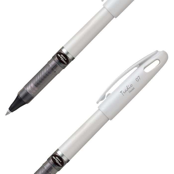 Ролик для рідкого гелю Pentel BL117W-A EnerGel, 12 упаковок, чорний