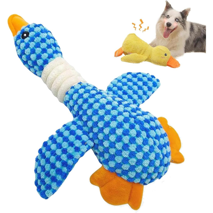 Для великих собак, Dog Toy Duck, Anti Stres Duck Dog, Cuddly Toy Indestructible, Interactive Chew Toy for Dogs