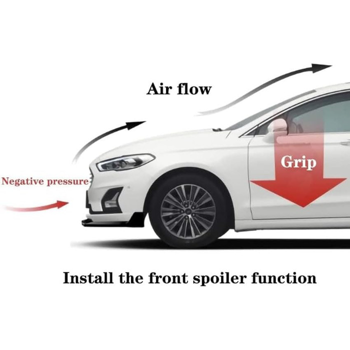 Передній губний спойлер QUNINE для BMW 3 Series E90 E91 LCI 2009-2012, передній бампер Губний спойлер Губний спліттер Дифузор Автомобільний передній спойлер Автомобільні аксесуари,2 Текстура вуглецевого волокна