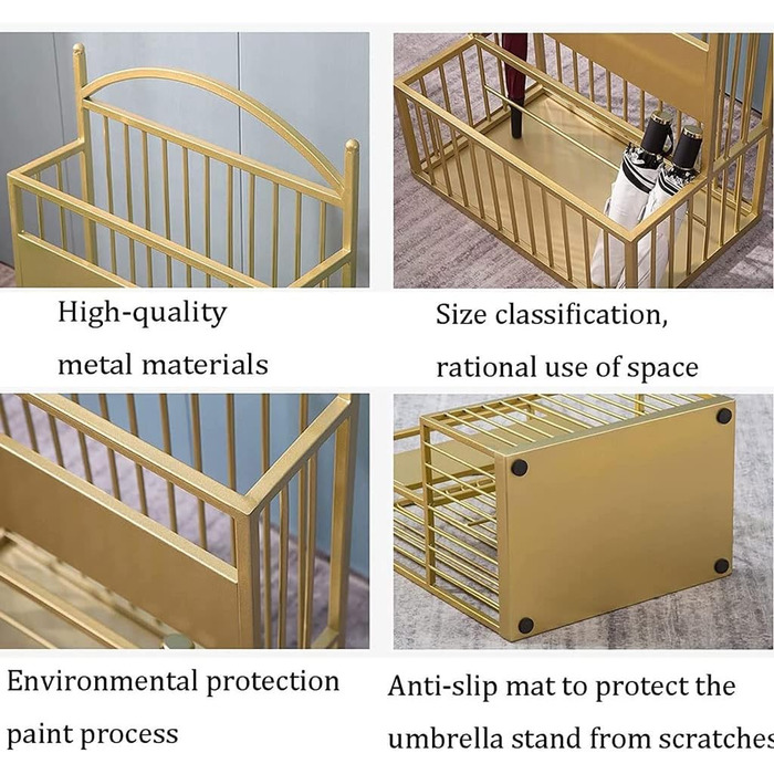 Підставка для парасольки, 5 кольорів, підставка для парасольки, металева підставка для парасольки великої місткості, тримач для парасольки для ходьби/палиць для ходьби, декор входу в домашній офіс, тримач для палиць, контейнер для парасольок, парасолька E