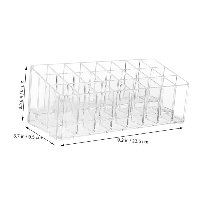 Підставка для губної помади DOITOOL 24 Підставка для демонстрації губної помади Тримач для рідкої помади Пензлик для макіяжу на полиці Контейнер для зберігання губної помади Тримач губної помади Сітка