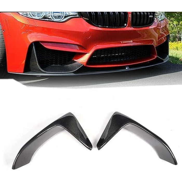 Кромка переднього спойлера автомобіля для BMW F80 M3 2014-2019 F82 F83 M4 2015-2019, передній спойлер Губа Загальний бампер Тяга Модель Автомобільний Обвіс