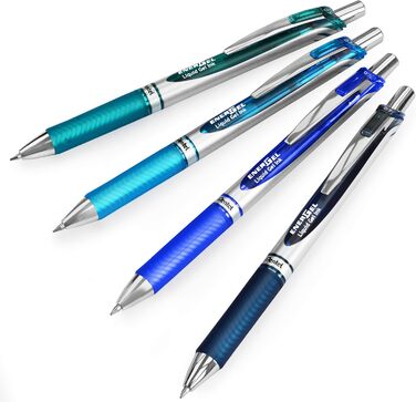 Гелева ручка Pentel EnerGel XM BL77, висувна, 0,7 мм, 54 перероблена, ука в кольорі, 20 шт.