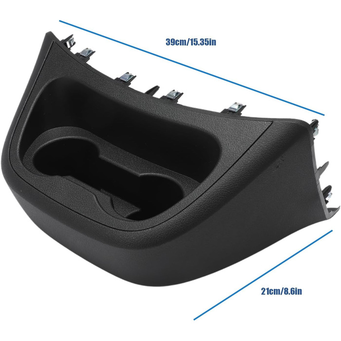 Сумісний з W447,Getrnkehalter fr das Zentral Steuerinstrument des Autos Schwarz Сумісний з Me-rce-s-B Vito Metris W447 2016-2020,Vito Аксесуари