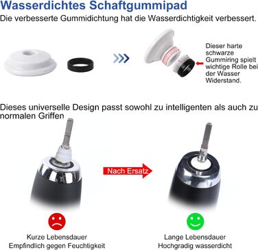 Заміна деталей шатунів для запасних частин електричних зубних щіток Philips, вібраційна головка з прокладкою для серії HX99, HX68, HX75, HX751V, HX9690, набір насадок для зубних щіток Link Rod 1