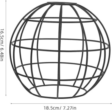 Вінтажний металевий абажур Промисловий дротяний абажур Клітка Захисна лампа Декоративна лампа Кришки Підвісний світильник Стіл Тумбочка