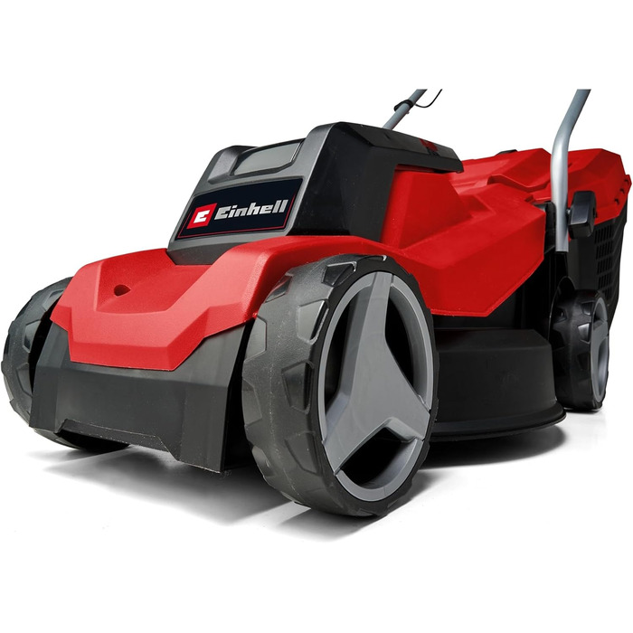 Електрична газонокосарка Einhell GC-EM 1000/32 (1000 Вт, ширина зрізу 32 см, до 300 м, травозбірник 30 л, висота зрізу 30-70 мм, складна ручка)