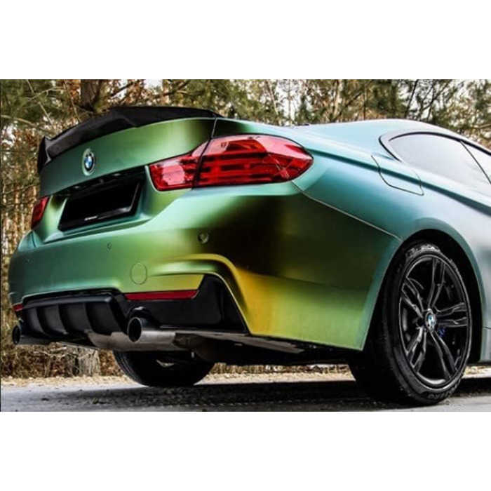 Задній дифузор MpTuned F32 F33 F36 Gloss Black Performance для BMW 4 Series 2014-2019, Performance Tuning, 435i, 440i, 435d, 440d, Задній дифузор, M-тюнінг