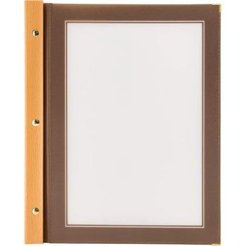 Папка для меню Securit Wood, DIN A4, коричнева, дерево, 1 одиниця 1 одиниця - A4 Brown