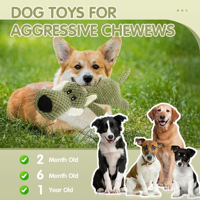 Вовки), 2025 New Indestructible Dog Toys, Chew Toys Dog, Dog Toys, Dog Toys for Agressive Chewers (