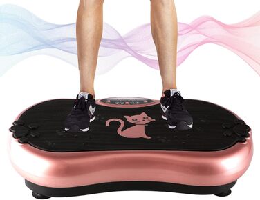 Тренажер RIEJIN 4D Vibration Plate, 99-рівнева силова пластина з пультом дистанційного керування та Bluetooth, вібраційна платформа для тренування всього тіла для схуднення/реабілітації